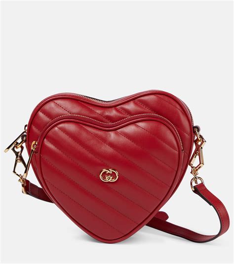 gucci red heart waist bag|Gucci waist pouch.